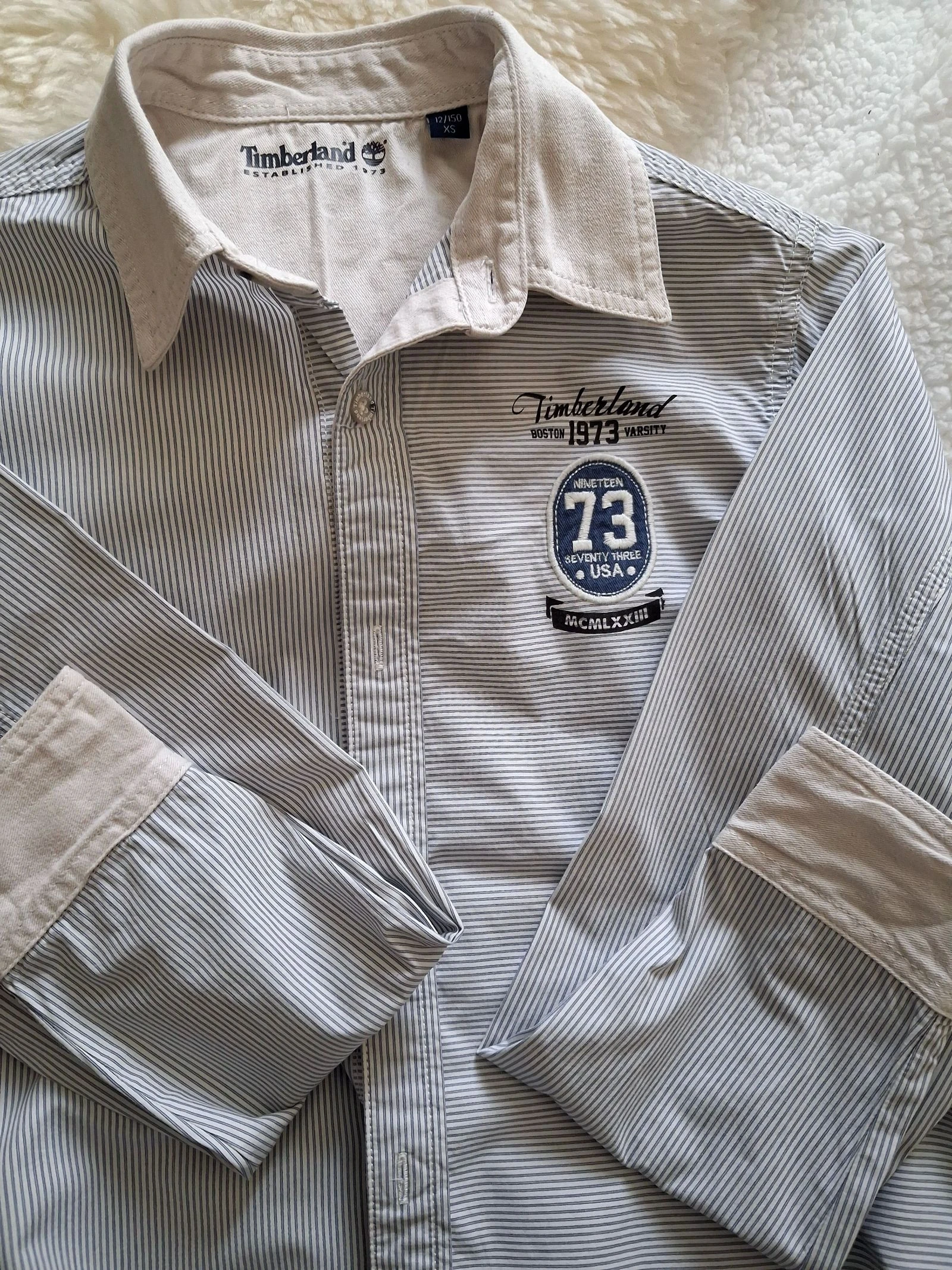 Linda Camisa para menino Timberland tamanho 12 anos – photo 8